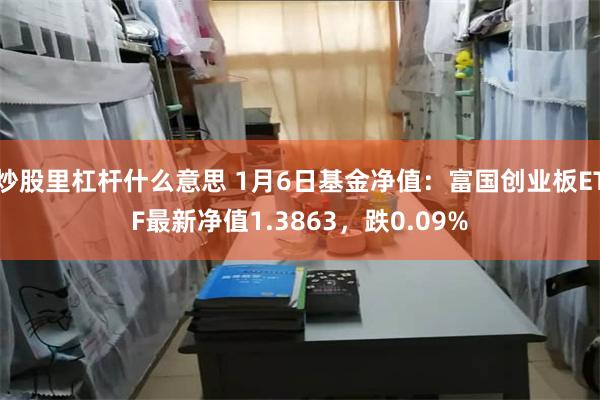炒股里杠杆什么意思 1月6日基金净值：富国创业板ETF最新净值1.3863，跌0.09%