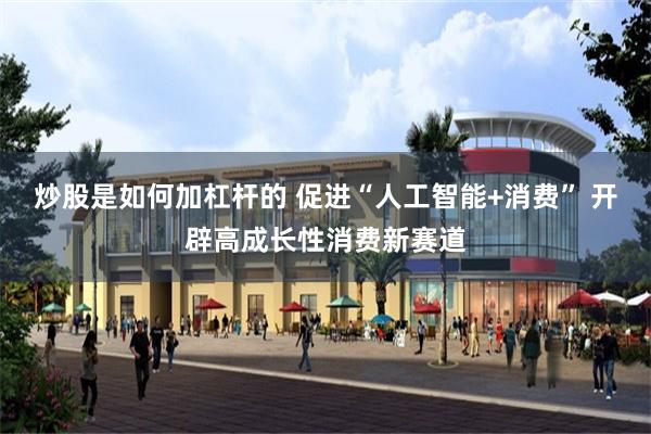 炒股是如何加杠杆的 促进“人工智能+消费” 开辟高成长性消费新赛道