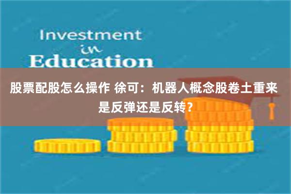 股票配股怎么操作 徐可:机器人概念股卷土重来 是反弹还是反转?